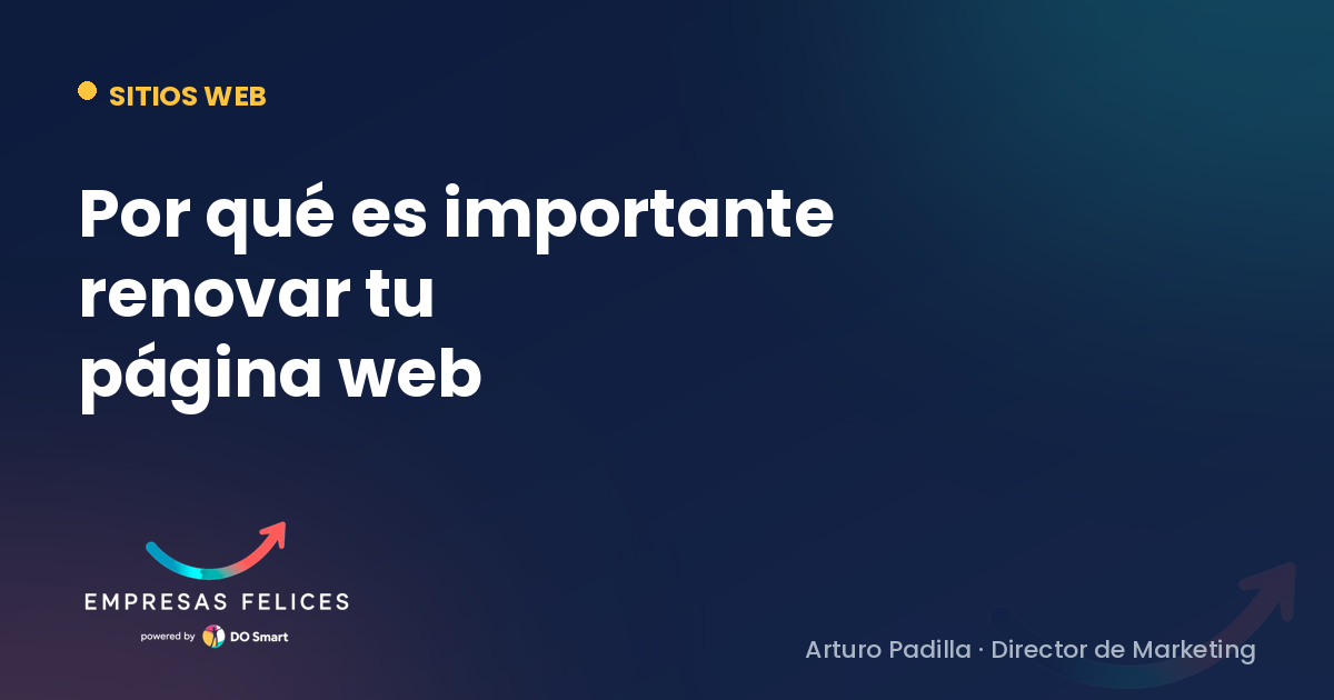 Por qué es importante renovar tu página web (y cómo saber cuándo)